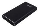 Мобильный аккумулятор Cactus CS-PBFSIT-20000 Li-Pol 20000mAh 2.1A+2.1A черный 2xUSB материал алюминий2