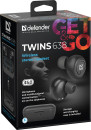 Беспроводная гарнитура Twins 638 черный,TWS, Bluetooth5