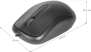 Мышь проводная Defender ISA-531 чёрный USB5