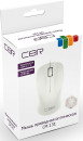 CBR CM 131 White, Мышь проводная, оптическая, USB, 1000 dpi, 3 кнопки и колесо прокрутки, ABS-пластик, длина кабеля 2 м, цвет белый2