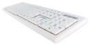Клавиатура Gembird KB-8354U,{USB, бежевый/белый, 104 клавиши, кабель 1,45м}3
