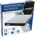 USB 3.0  Gembird DVD-USB-04 пластик, со встроенным кардридером и хабом черный2