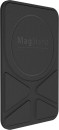 Магнитное крепление-подставка SwitchEasy MagStand Leather Stand для зарядного устройства Apple MagSafe. Совместимо с Apple iPhone 12&11. Внешняя отделка: искусственная кожа (полиуретан). Цвет: черный.2