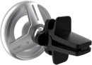Автомобильный магнитный держатель SwitchEasy MagMount Car Mount для iPhone 12 на вентиляционную решетку. Цвет: серебряный.5