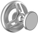 Автомобильный магнитный держатель SwitchEasy MagMount Car Mount для iPhone 12. Цвет: серебряный.5