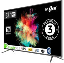 Телевизор 32" Gazer TV32-HS2G серый 1366x768 60 Гц Wi-Fi Smart TV VGA 3 х HDMI 2 х USB RJ-45 Bluetooth Оптический выход2