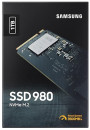 Твердотельный накопитель SSD M.2 1 Tb Samsung 980 NVMe Read 3500Mb/s Write 3000Mb/s 3D NAND TLC MZ-V8V1T0BW5