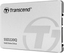 Твердотельный накопитель SSD 2.5" 500 Gb Transcend 220Q Read 550Mb/s Write 500Mb/s 3D QLC NAND2