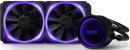 Kraken X53 RGB [RL-KRX53-R1] 240mm AIO Liquid Cooler with Aer RGB and RGB LED, RTL {8}2
