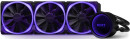 Kraken X73 RGB [RL-KRX73-R1] 360mm AIO Liquid Cooler with Aer RGB and RGB LED, RTL {8}2
