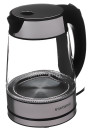 Чайник электрический StarWind SKG3311 2200 Вт серебристый чёрный 1.7 л пластик/стекло2
