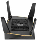 Wi-Fi роутер ASUS RT-AX92U 802.11abgnacax 6071Mbps 2.4 ГГц 5 ГГц 5 ГГц 4xLAN USB черный3