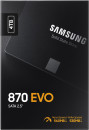Твердотельный накопитель SSD 2.5" 4 Tb Samsung 870 EVO Read 560Mb/s Write 530Mb/s 3D NAND TLC MZ-77E4T0BW7