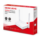 Беспроводной маршрутизатор ADSL Mercusys MW300D 802.11bgn 300Mbps 2.4 ГГц 3xLAN белый3