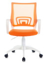 Кресло Бюрократ CH-W695NLT оранжевый TW-38-3 TW-96-1 сетка/ткань крестовина пластик пластик белый2