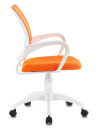 Кресло Бюрократ CH-W695NLT оранжевый TW-38-3 TW-96-1 сетка/ткань крестовина пластик пластик белый3