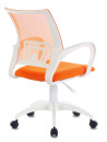Кресло Бюрократ CH-W695NLT оранжевый TW-38-3 TW-96-1 сетка/ткань крестовина пластик пластик белый4