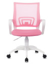 Кресло офисное Бюрократ CH-W695NLT розовый белый2