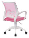 Кресло офисное Бюрократ CH-W695NLT розовый белый4