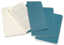 Блокнот Moleskine CAHIER JOURNAL CH013B44 Pocket 90x140мм обложка картон 64стр. нелинованный голубой (3шт)2