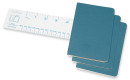 Блокнот Moleskine CAHIER JOURNAL CH013B44 Pocket 90x140мм обложка картон 64стр. нелинованный голубой (3шт)3