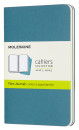 Блокнот Moleskine CAHIER JOURNAL CH013B44 Pocket 90x140мм обложка картон 64стр. нелинованный голубой (3шт)5