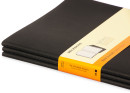 Блокнот Moleskine CAHIER JOURNAL QP321 XLarge 190х250мм обложка картон 120стр. линейка черный (3шт)7