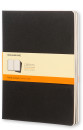 Блокнот Moleskine CAHIER JOURNAL QP321 XLarge 190х250мм обложка картон 120стр. линейка черный (3шт)8