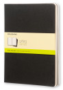 Блокнот Moleskine CAHIER JOURNAL QP323 XLarge 190х250мм обложка картон 120стр. нелинованный черный (3шт)