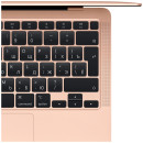 Ноутбук Apple MacBook Air 13 Late 2020 13.3" 2560x1600 Apple -M1 256 Gb 8Gb Bluetooth 5.0 WiFi (802.11 b/g/n/ac/ax) Apple M1 (7-core) золотистый macOS MGND3RU/A3