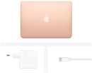 Ноутбук Apple MacBook Air 13 Late 2020 13.3" 2560x1600 Apple -M1 256 Gb 8Gb Bluetooth 5.0 WiFi (802.11 b/g/n/ac/ax) Apple M1 (7-core) золотистый macOS MGND3RU/A6