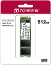 Твердотельный накопитель SSD M.2 512 Gb Transcend MTE220S Read 3300Mb/s Write 2100Mb/s 3D NAND TLC TS512GMTE220S3
