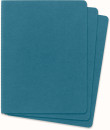 Блокнот Moleskine CAHIER JOURNAL CH023B44 XLarge 190х250мм обложка картон 120стр. нелинованный голубой (3шт)7