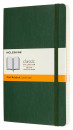 Блокнот Moleskine CLASSIC SOFT QP616K15 Large 130х210мм 192стр. линейка мягкая обложка зеленый5
