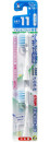 Сменная насадка для зубной щетки Hapica. Ионная с щетинками одной длины. (2 в упаковке)2