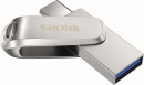Флешка 256Gb SanDisk Ultra Dual Drive Luxe USB 3.1 USB Type-C серебристый SDDDC4-256G-G462