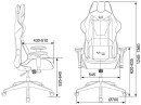 Кресло для геймеров Zombie VIKING 5 AERO черный/оранжевый5