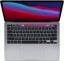 Ультрабук Apple MacBook Pro M1 13.3" 2560x1600 Apple -M1 SSD 512 Gb 8Gb WiFi (802.11 b/g/n/ac/ax) Bluetooth 5.0 Apple M1 (8-core) серый macOS MYD92RU/A3