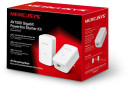 Mercusys MP500 KIT AV1000 Комплект гигабитных адаптеров Powerline, стандарт HomePlug AV2, 1 гигабитный порт, до 300 м по электросети, Plug and Play3