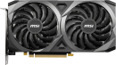 Видеокарта MSI nVidia GeForce RTX 3060 VENTUS 2X OC PCI-E 12288Mb GDDR6 192 Bit Retail RTX 3060 VENTUS 2X 12G OC