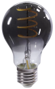 Умная LED лампа GEOZON филамент тонированная /E27/А60/5.5W/2200K-5500K/Wi-Fi/AC 220-250В, 50/60Гц/450lm/black GSH-SLF032