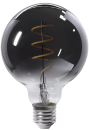 Умная LED лампа GEOZON филамент тонированная /E27/G80/5.5W/2200K-5500K/Wi-Fi/AC 220-250В, 50/60Гц/450lm/black GSH-SLF052