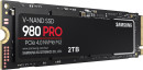 Твердотельный накопитель SSD M.2 2 Tb Samsung 980 PRO Series Read 7000Mb/s Write 5000Mb/s 3D NAND TLC MZ-V8P2T0BW2