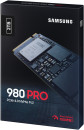 Твердотельный накопитель SSD M.2 2 Tb Samsung 980 PRO Series Read 7000Mb/s Write 5000Mb/s 3D NAND TLC MZ-V8P2T0BW5