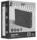 Внешний жесткий диск 8TB Silicon Power Stream S07, 3.5", USB 3.2, адаптер питания, Черный5