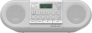 Аудиомагнитола Panasonic RX-D550GS-W белый 20Вт/CD/CDRW/MP3/FM(dig)/USB2