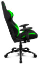 Кресло для геймеров Drift DR100 Fabric чёрный зеленый DR100BG4