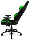 Кресло для геймеров Drift DR100 Fabric чёрный зеленый DR100BG5