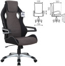 Кресло для геймеров BRABIX "Techno GM-002" черно-серый2