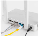 Беспроводной маршрутизатор Keenetic Giga (KN-1011) Mesh Wi-Fi-система 802.11aс 1775Mbps 2.4 ГГц 5 ГГц 4xLAN USB серый (Уценка, б/у)7